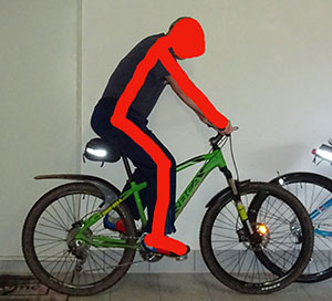 Photo of Orbea MX 10 mountain bike with Deity high rise handlebar and a Ritchie Pro 30 degree riser stem.